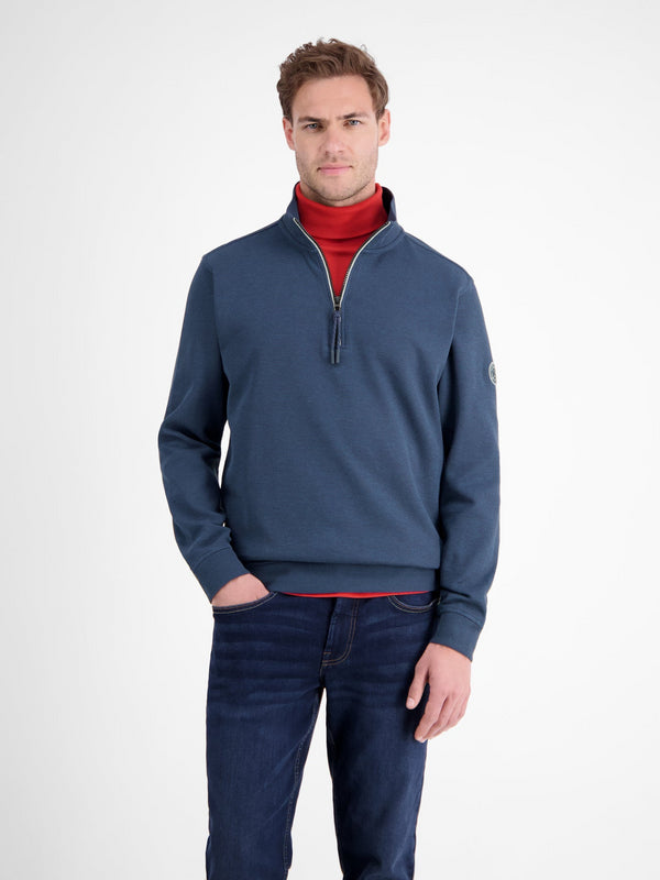 Lerros Men's Plain-Colored Sweater Troyer 2584402 – Regular Fit
